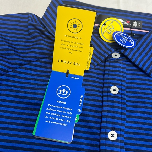 Polo Ralph Lauren RLX Men's Lightweight Airflow Golf Polo.92% pole 8% elastane - Picture 10 of 16